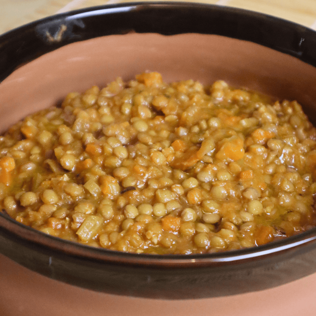 Italian Stewed Lentils - Lenticchie In Umido