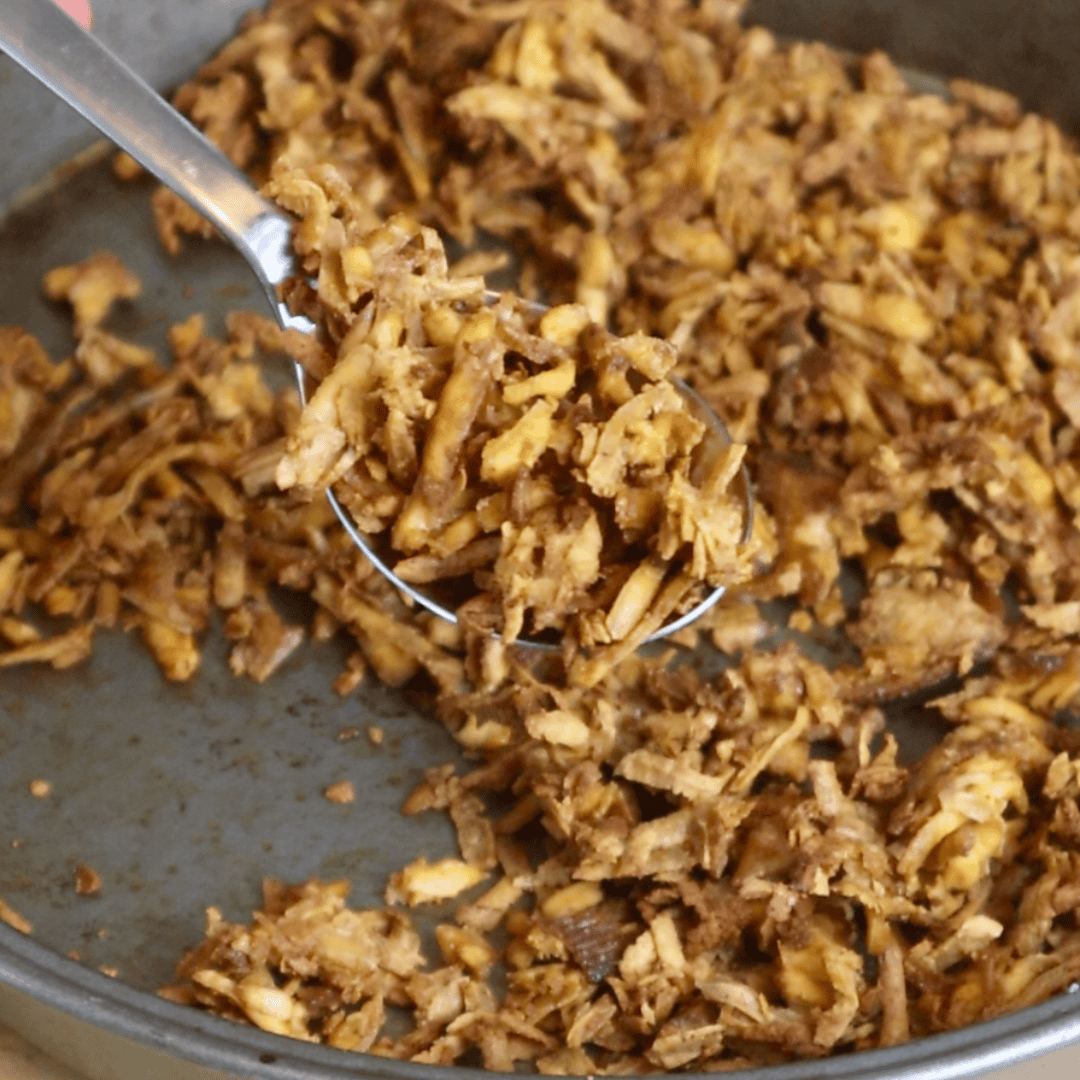 How to Make Crispy Grated Tofu in the Oven