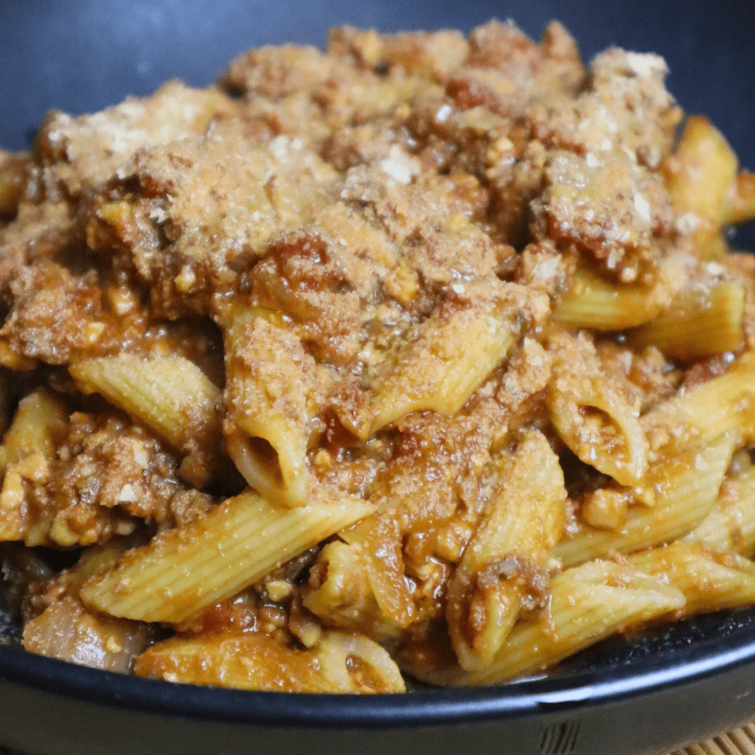 Tempeh Bolognese - How An Italian Makes It